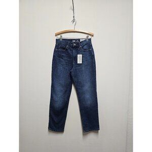 Extra High-Waisted Sky-Hi Straight Jeans for Women Size 4
